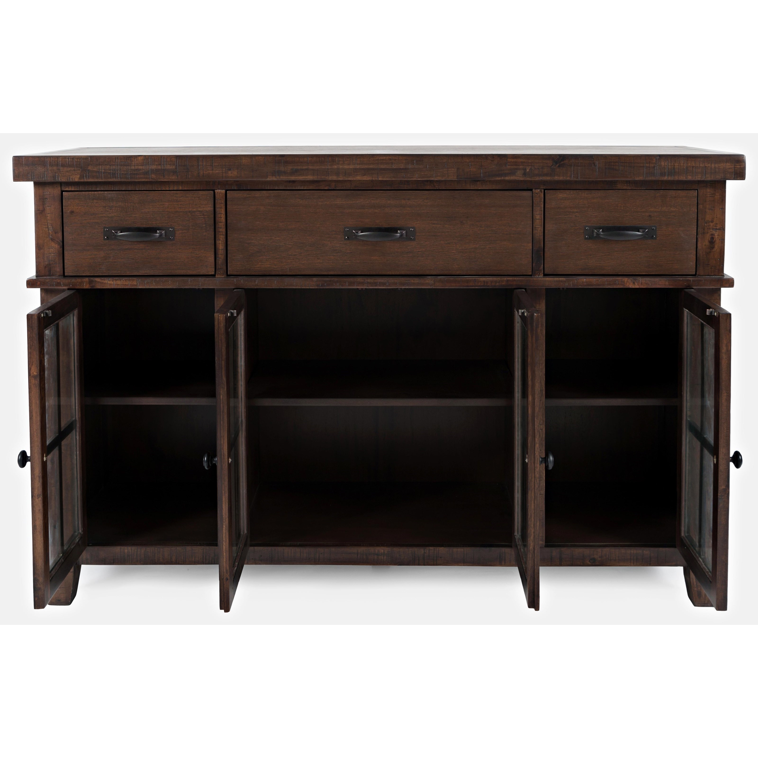 Jofran Mission Viejo 196656 3 Drawer Server Westrich Furniture